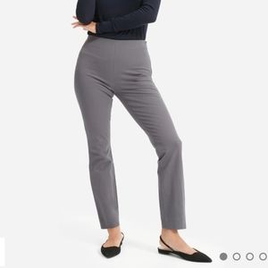 Everlane Side Zip Cotton Stretch Work Pant